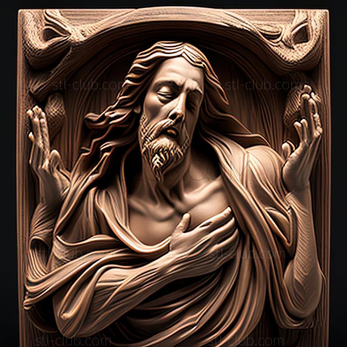 3D model st jesus (STL)